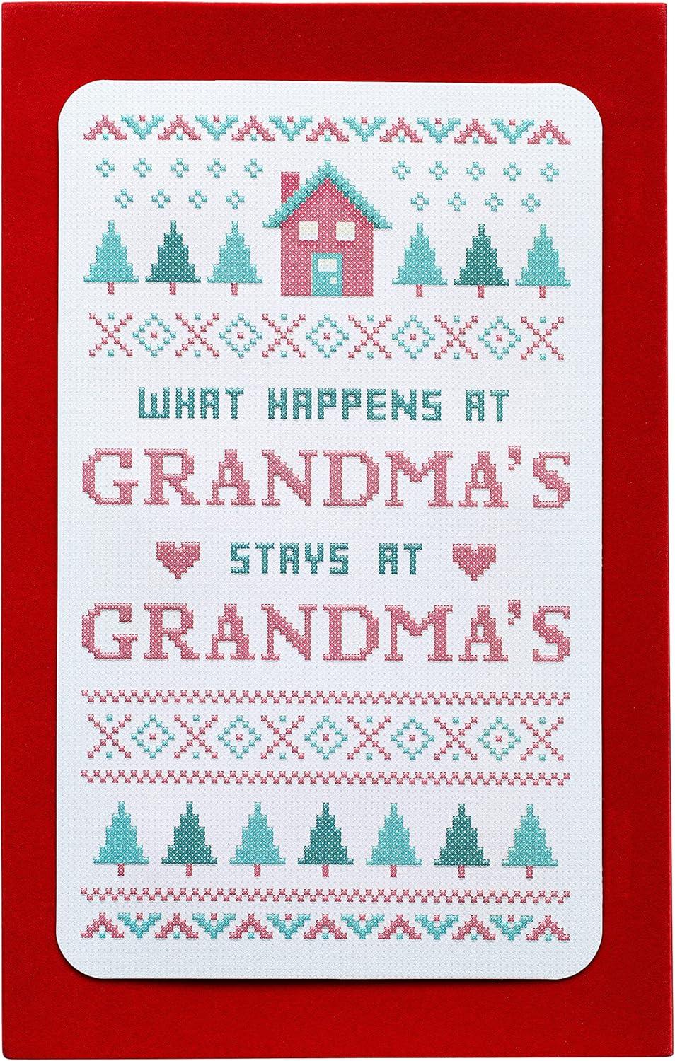imageAmerican Greetings Christmas Card for Grandma We Always Have FunWhat Happens at Grandmas Stays at Grandmas