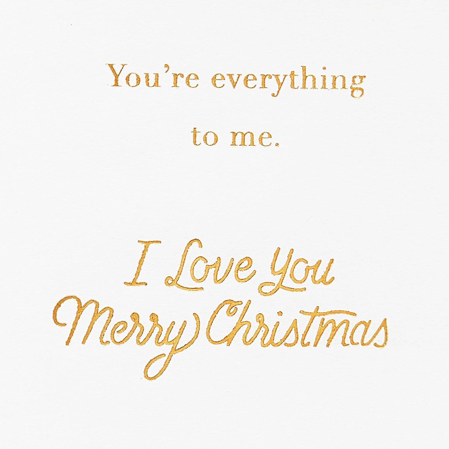 imageAmerican Greetings Christmas Card for Husband I Love YouPine w Ltg