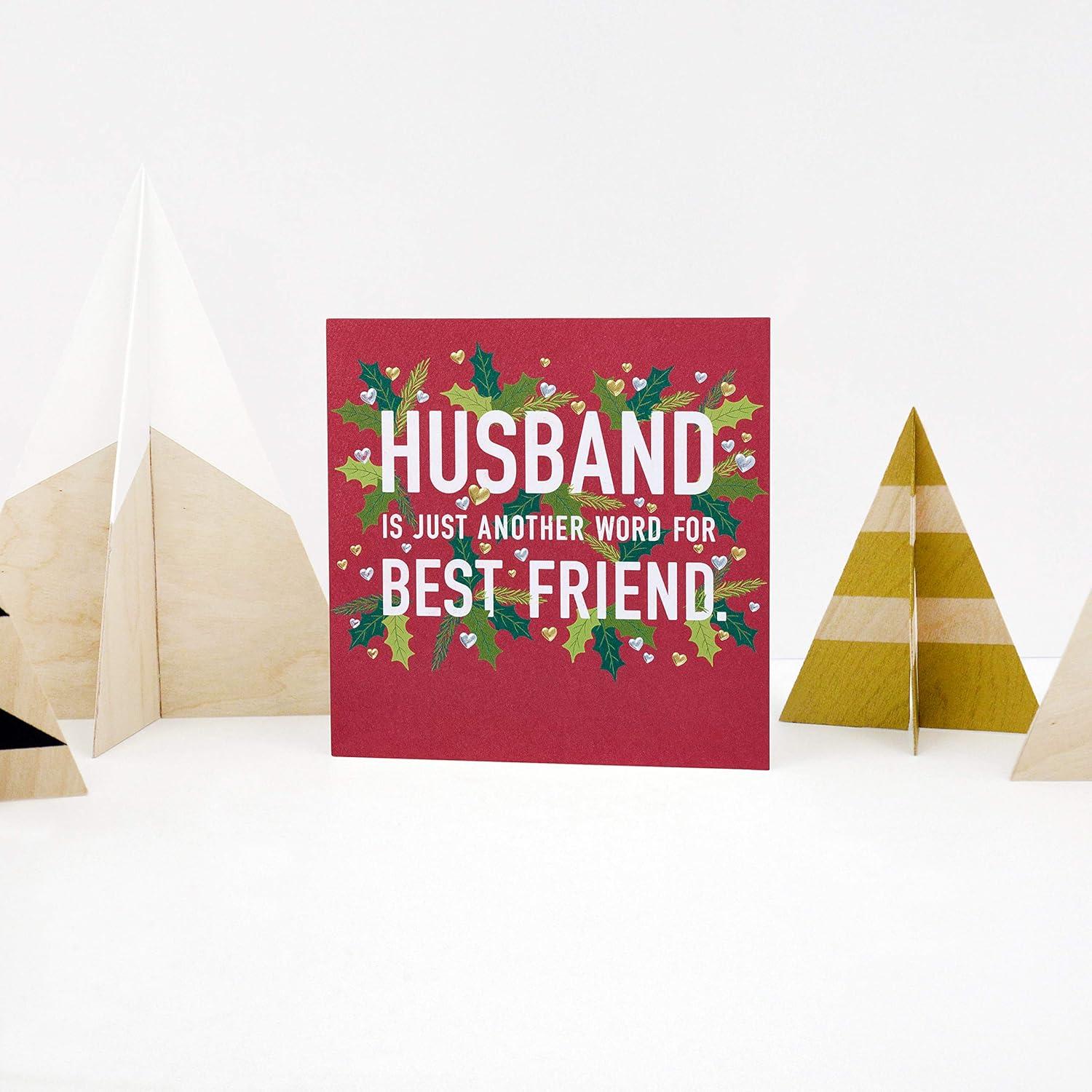imageAmerican Greetings Christmas Card for Husband I Treasure YouBest Friend