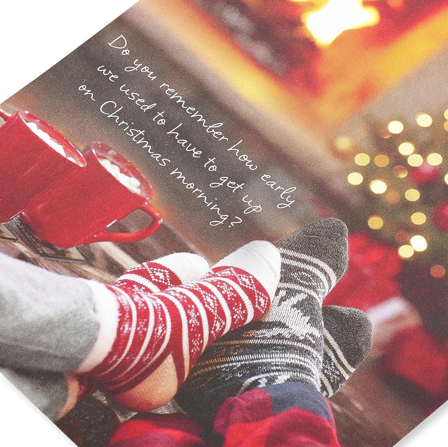 imageAmerican Greetings Christmas Card for Husband with Ornament Keepsake Everything We ShareFireplace