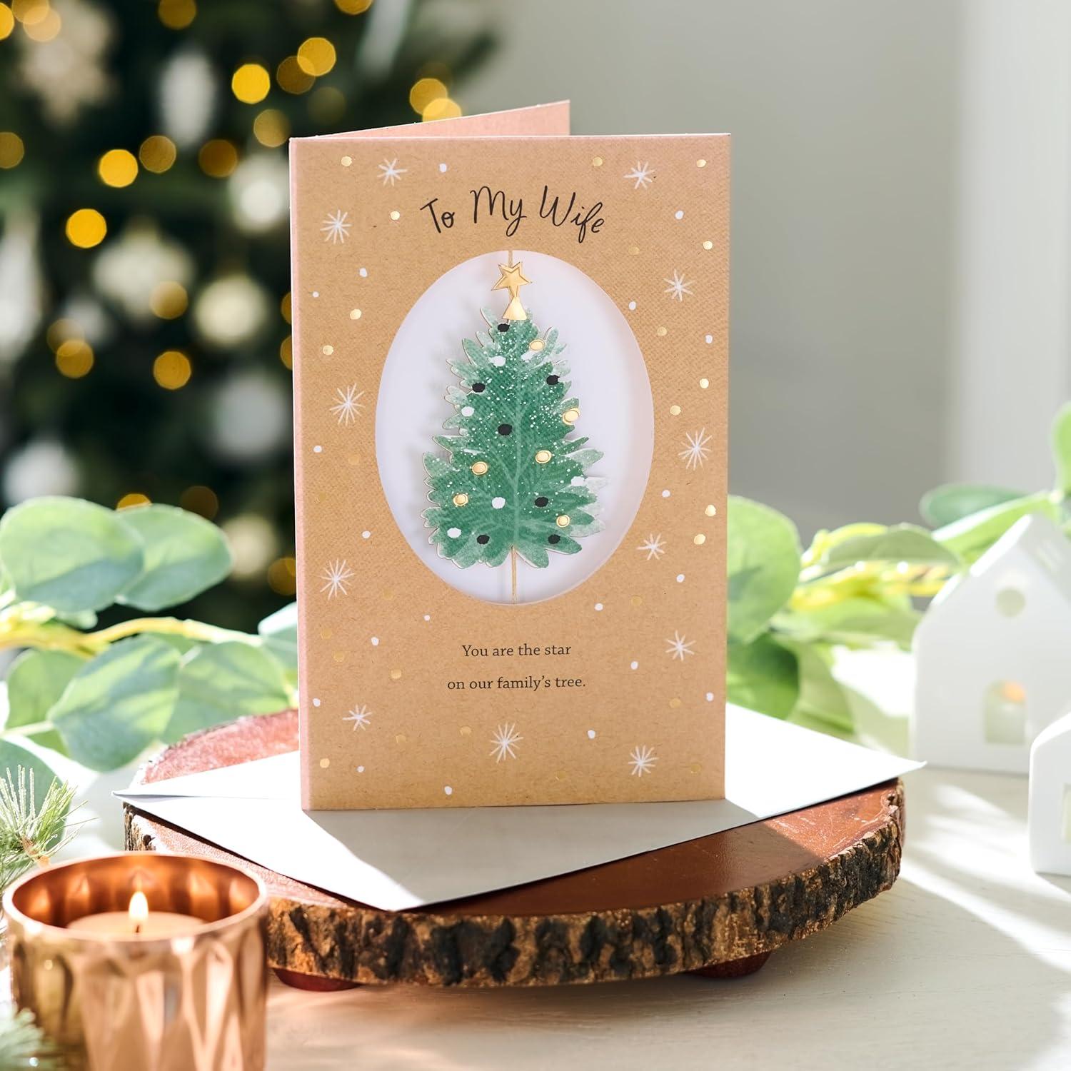 imageAmerican Greetings Christmas Card for Wife Everything You AreStar Spinner