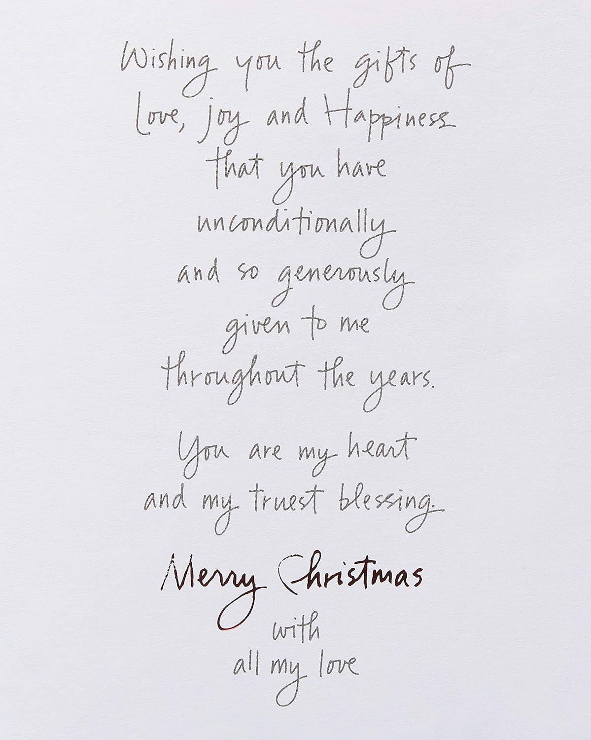 imageAmerican Greetings Christmas Card for Wife My Truest BlessingMy Truest Blessing