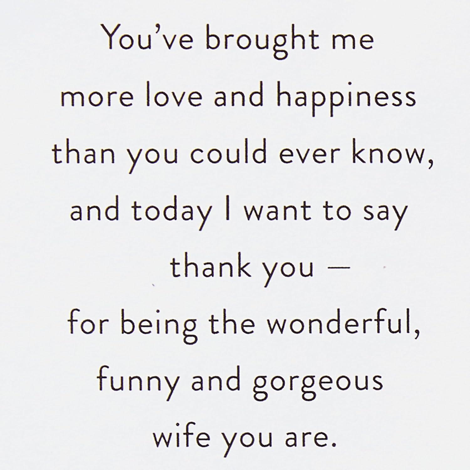 imageAmerican Greetings Christmas Card for Wife My Truest BlessingOrnament Keepsake