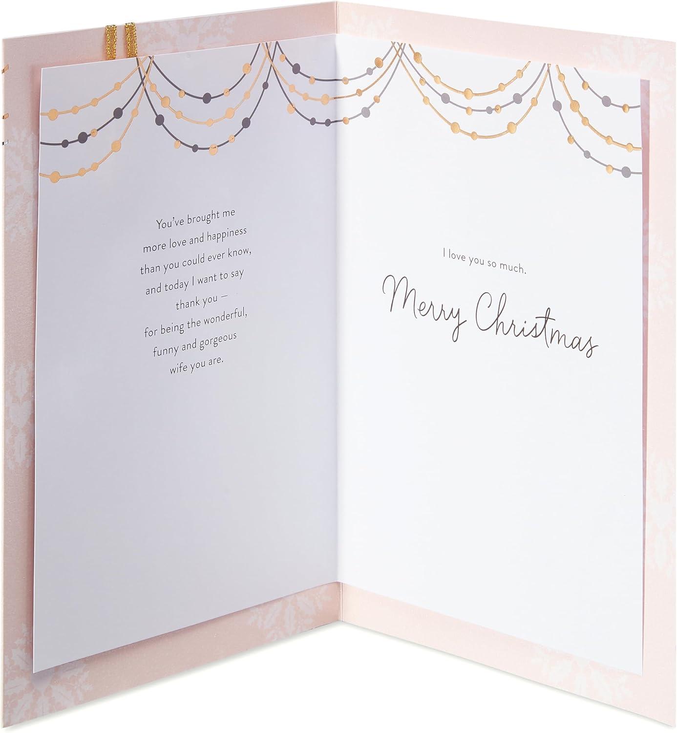 imageAmerican Greetings Christmas Card for Wife My Truest BlessingOrnament Keepsake