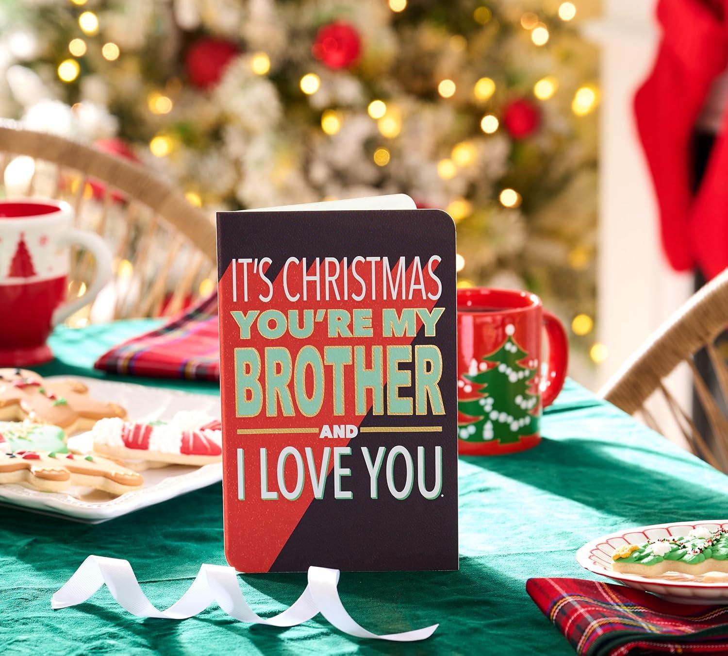 imageAmerican Greetings Funny Merry Christmas Brother Card Deal With ItYoure My Brother LTG