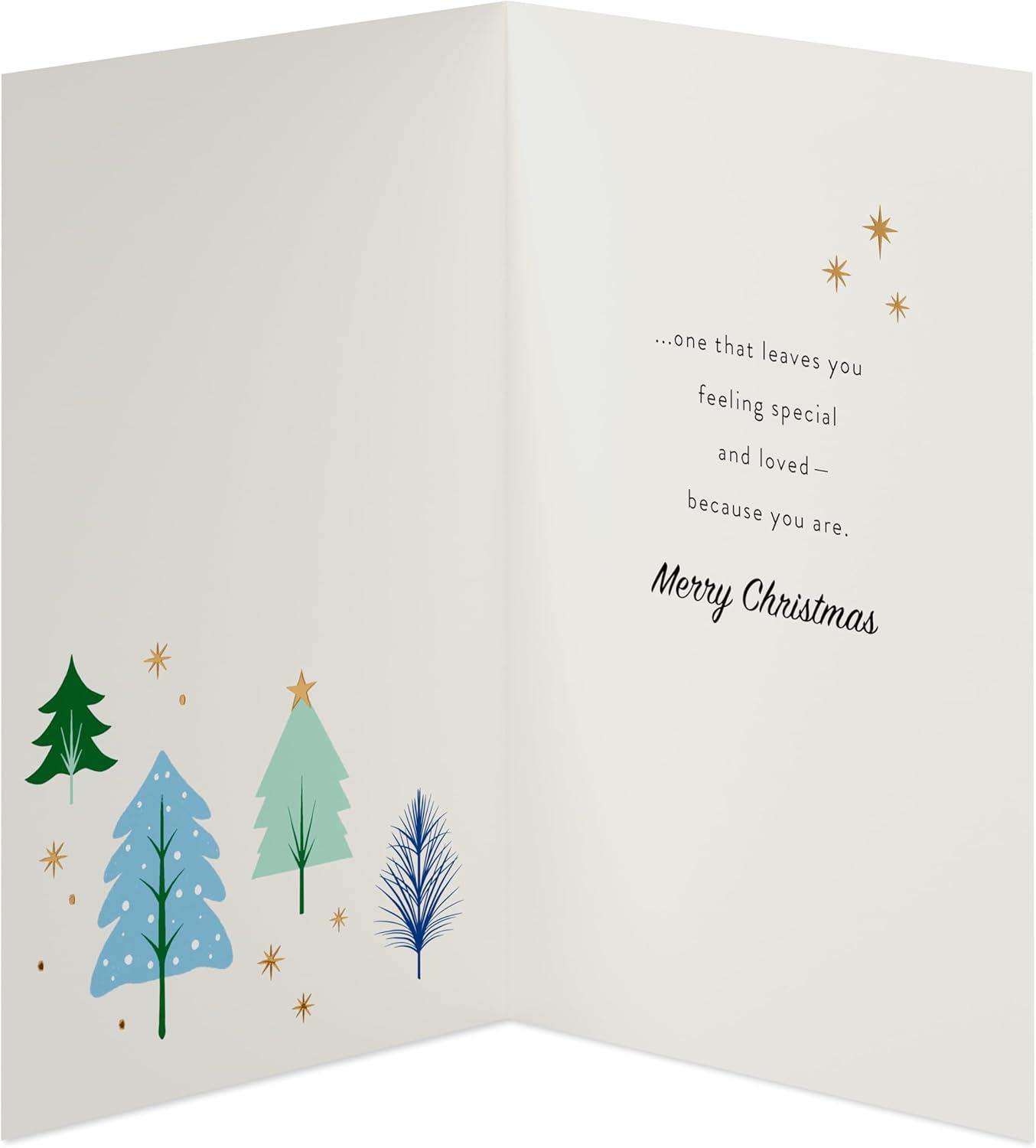 imageAmerican Greetings Merry Christmas Card for Grandpa Special and LovedTree Pattern