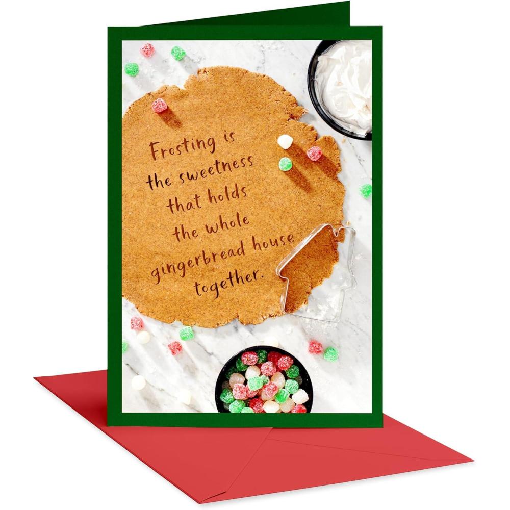 imageAmerican Greetings Christmas Card for Grandma We Always Have FunGingerbread Dough Photo