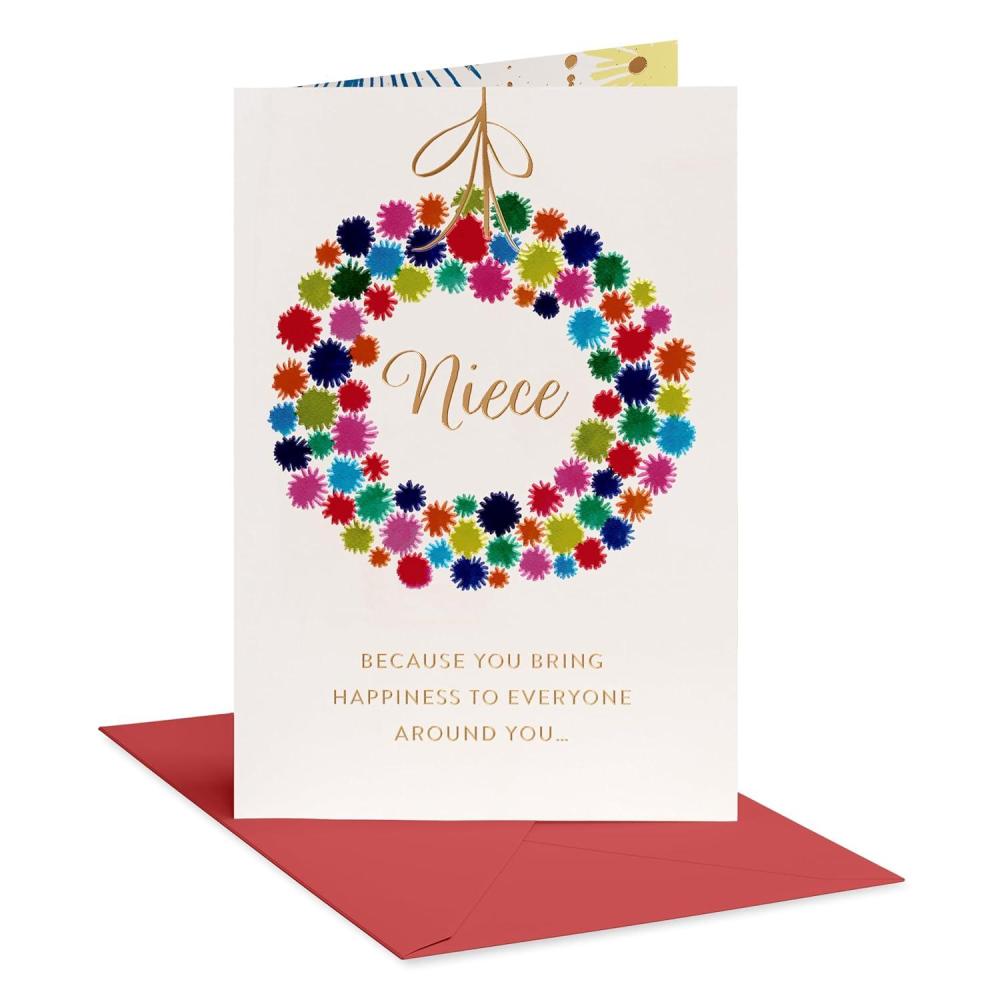 imageAmerican Greetings Niece Christmas Card from Uncle or Aunt Joy and Smiles