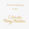 American Greetings Christmas Card for Husband (I Love You)(Pine w Ltg)