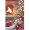 American Greetings Christmas Card for Husband with Ornament Keepsake (Everything We Share)(Fireplace)
