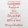American Greetings Merry Christmas Card for Sister and Brother-in-Law (How Much You Mean)(Twice as Much)