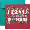 American Greetings Christmas Card for Husband (I Treasure You)((Best Friend))