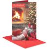 American Greetings Christmas Card for Husband with Ornament Keepsake (Everything We Share)(Fireplace)