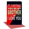 American Greetings Funny Merry Christmas Brother Card (Deal With It)(Youre My Brother LTG)