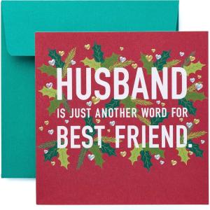 American Greetings Christmas Card for Husband (I Treasure You)((Best Friend))