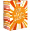 American Greetings 160 sq. ft. Reversible Religious Wrapping Paper Bundle for Weddings, First Communions and Baptisms – Designed by Kathy Davis, White Doves, Floral, Religious Lettering (4 Rolls, 30 in. x 16 ft.)(Cross and Text)