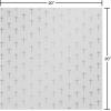 American Greetings 160 sq. ft. Reversible Religious Wrapping Paper Bundle for Weddings, First Communions and Baptisms – Designed by Kathy Davis, White Doves, Floral, Religious Lettering (4 Rolls, 30 in. x 16 ft.)(Tissue Paper with Crosses)