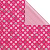 American Greetings 75 sq. ft. Reversible Barbie Wrapping Paper for Birthdays and All Occasions, Stars, Polka Dots and Stripes (1 Roll, 30 in. x 30 ft.)