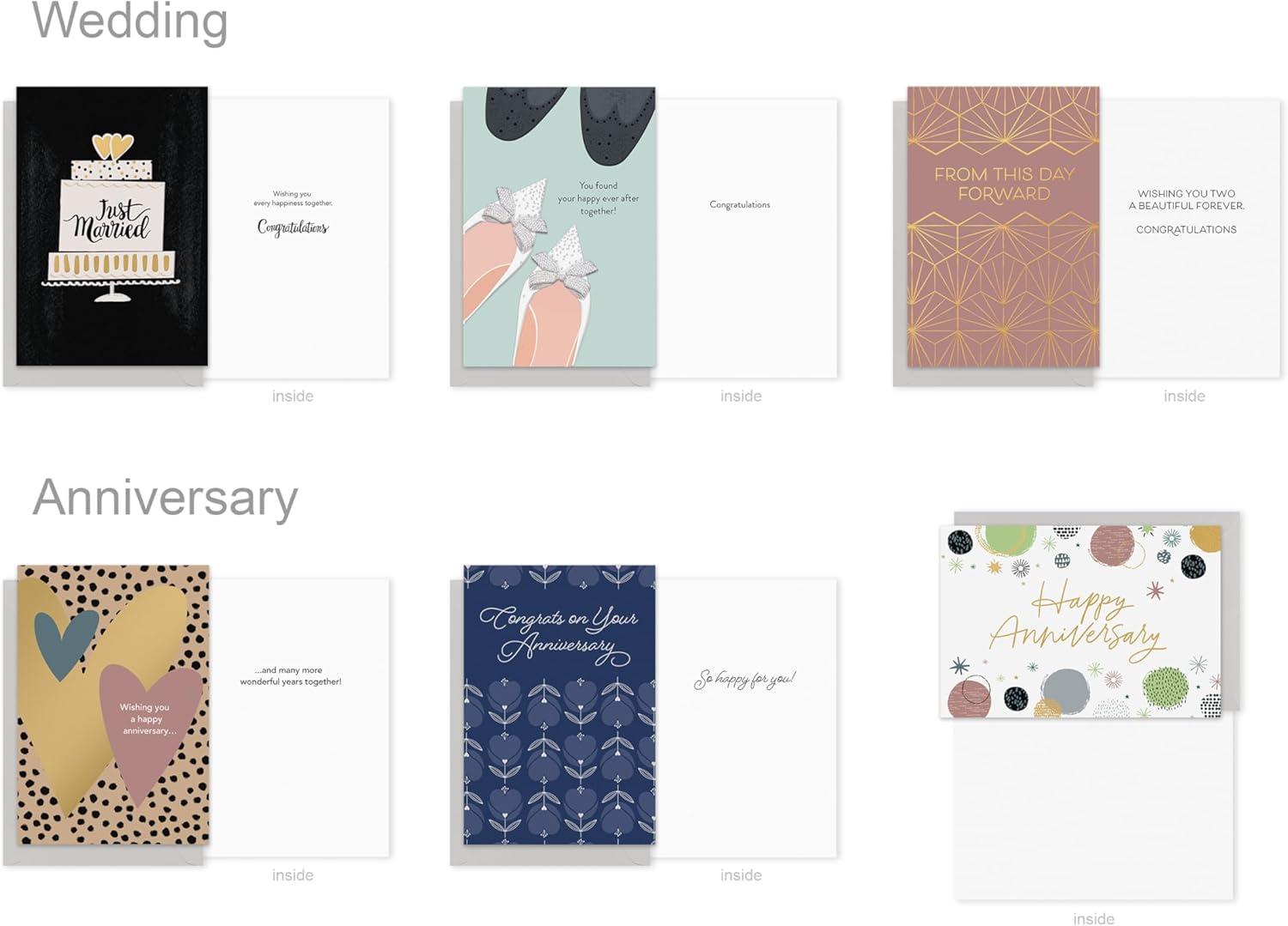 imageAmerican Greetings All Occasion Deluxe Card Assortment with Envelopes and Storage Box60Count