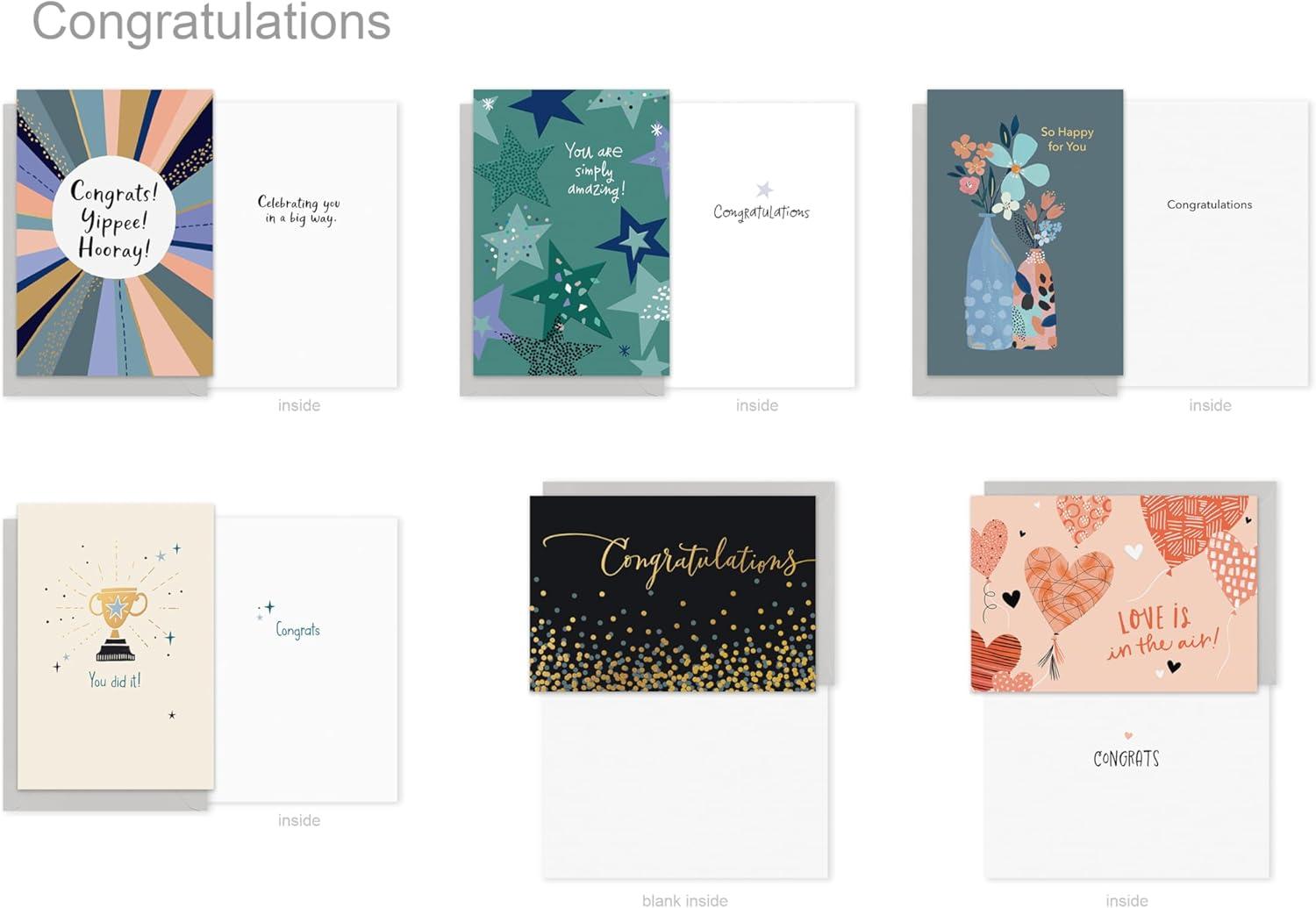 imageAmerican Greetings All Occasion Deluxe Card Assortment with Envelopes and Storage Box60Count