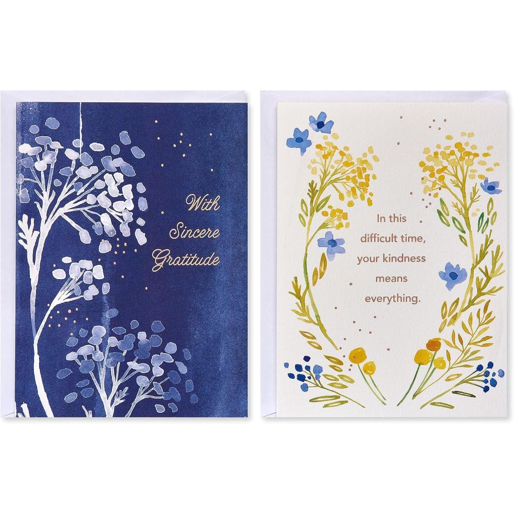 imageAmerican Greetings Kathy Davis Deluxe Sympathy Boxed Card Assortment 15CardsNatureInspired