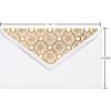 American Greetings Money Gift Envelopes (10-count) for Wedding, Christmas (White and Gold)