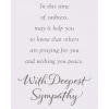 American Greetings Premium Sympathy Cards (8-Count)(Religious Power of Prayer Sympathy Card)