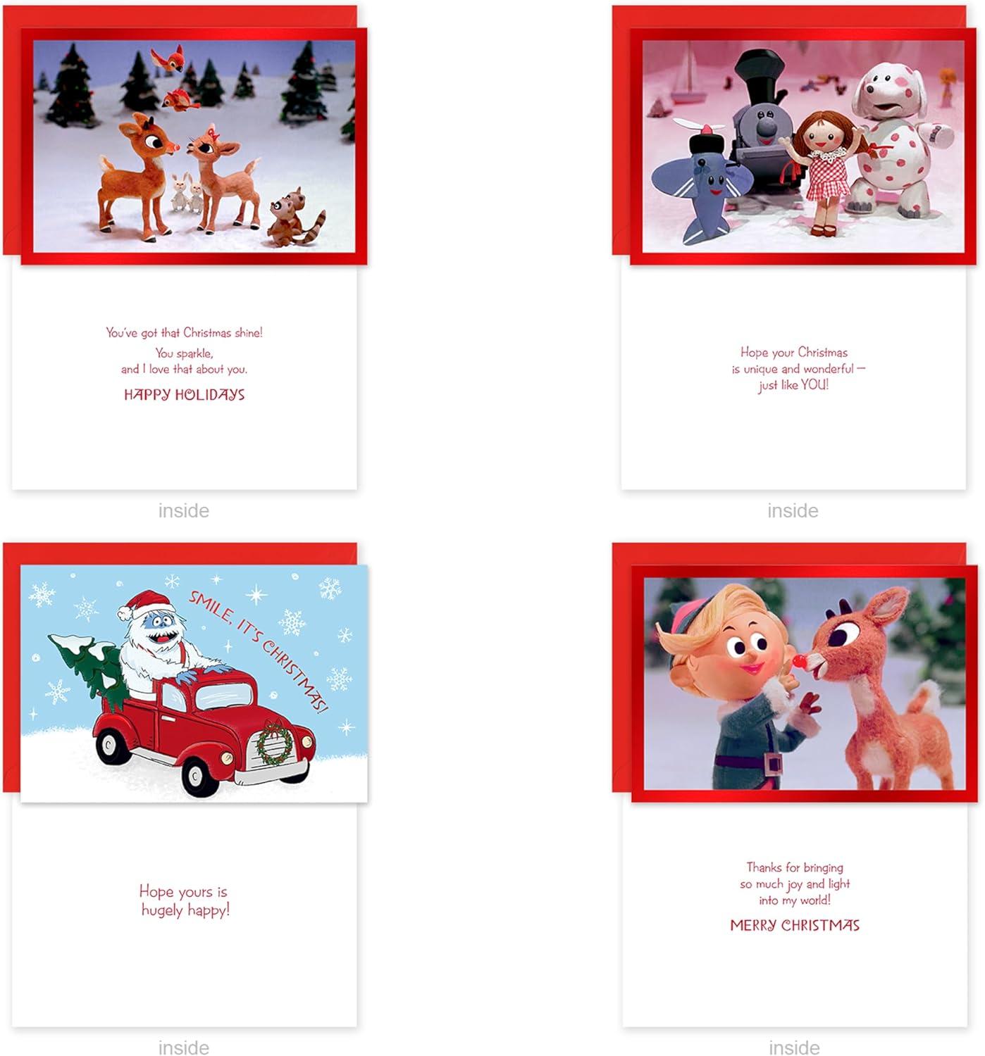 imageAmerican Greetings 15 ct Rudolph the RedNosed Reindeer Boxed Christmas Cards with Envelopes and Sticker Seals Rudolph MovieRUDOLPH XMAS MOVIE CB 15CT
