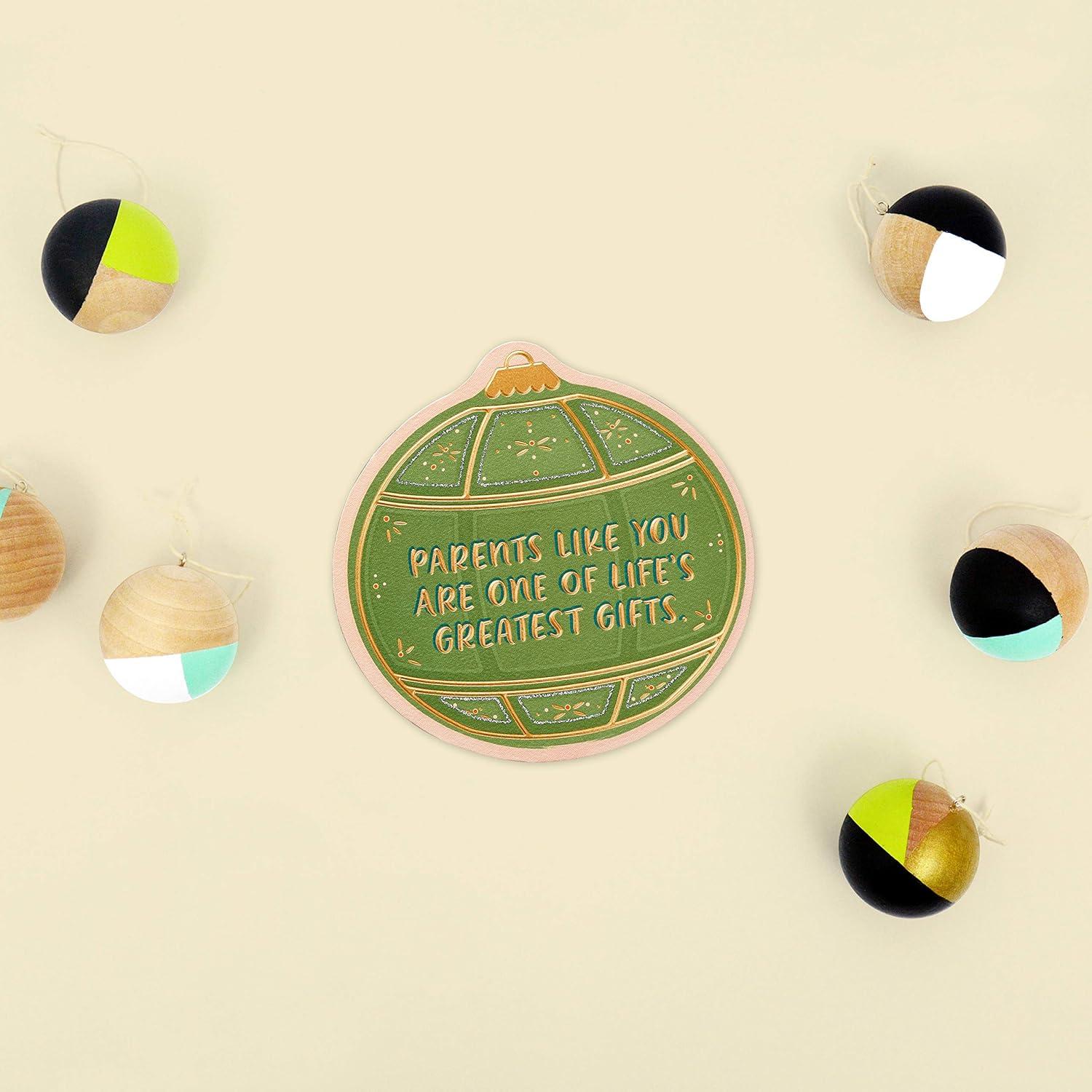 imageAmerican Greetings Christmas Card for Parents Wonderful LifeLove For Each Other