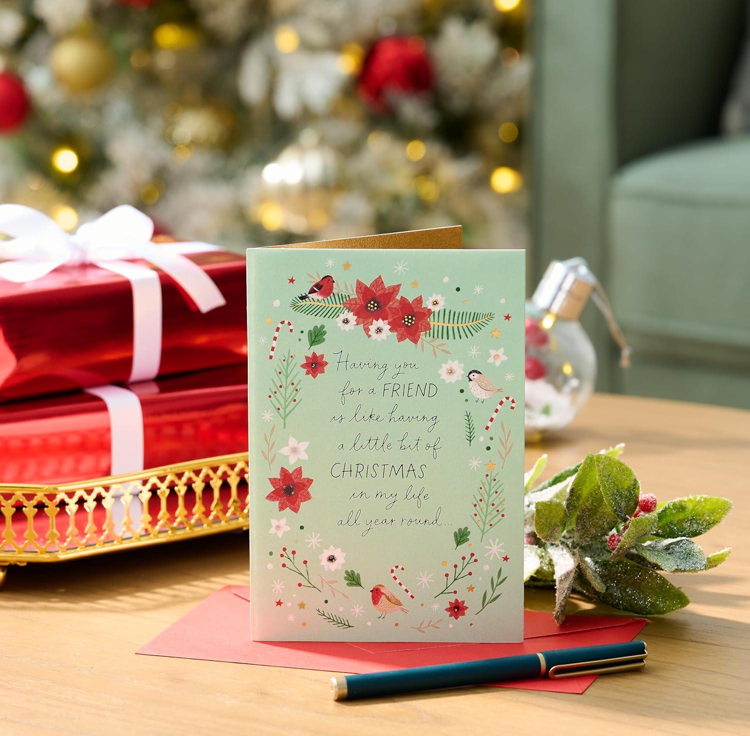 imageAmerican Greetings Christmas Card for a Special Friend Joy Peace and LoveChristmas Icons Farmhouse