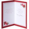 American Greetings Christmas Card for Daughter, Festive Florals Holiday Greeting with Poinsettias and Ribbon for Her (Truly Amazing Woman)(Truly Amazing Woman)
