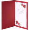 American Greetings Christmas Card for Daughter, Festive Florals Holiday Greeting with Poinsettias and Ribbon for Her (Truly Amazing Woman)(Truly Amazing Woman)