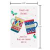 American Greetings Christmas Card for a Special Friend (Joy, Peace, and Love)(Two Mugs)