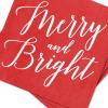 American Greetings Christmas Disposable Paper Lunch Napkins 50 ct., (Christmas Trees)(Merry and Bright)
