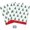 American Greetings Christmas Disposable Paper Lunch Napkins 50 ct., (Christmas Trees)(Xmas Tree Tablecover 3ct Hc)