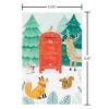 American Greetings Christmas Thinking of You Card for Long Distance Friends or Family (In My Thoughts)(Woodland Animals w Letterbox)