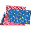 American Greetings Disney Christmas Wrapping Paper Rolls with Minnie Mouse, Pink and Purple Holiday Gift Wrap (40 sq. ft., 1 Reversible Roll-30 in. x 16 ft.) Minnie, Mickey, Snowmen, Ornaments(Mickey Mouse and Friends)