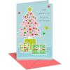 American Greetings Merry Christmas Card for Sister from Sister or Brother (Even More Grateful)(Bright Layered Trees)