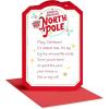 American Greetings Merry Christmas Card from Santa for Kids (Extra Nice)(Message From North Pole)