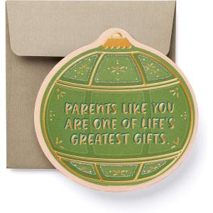 American Greetings Christmas Card for Parents (Wonderful Life)(Love For Each Other)