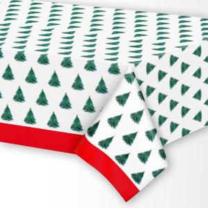 American Greetings Christmas Disposable Paper Lunch Napkins 50 ct., (Christmas Trees)(Xmas Tree Tablecover 3ct Hc)