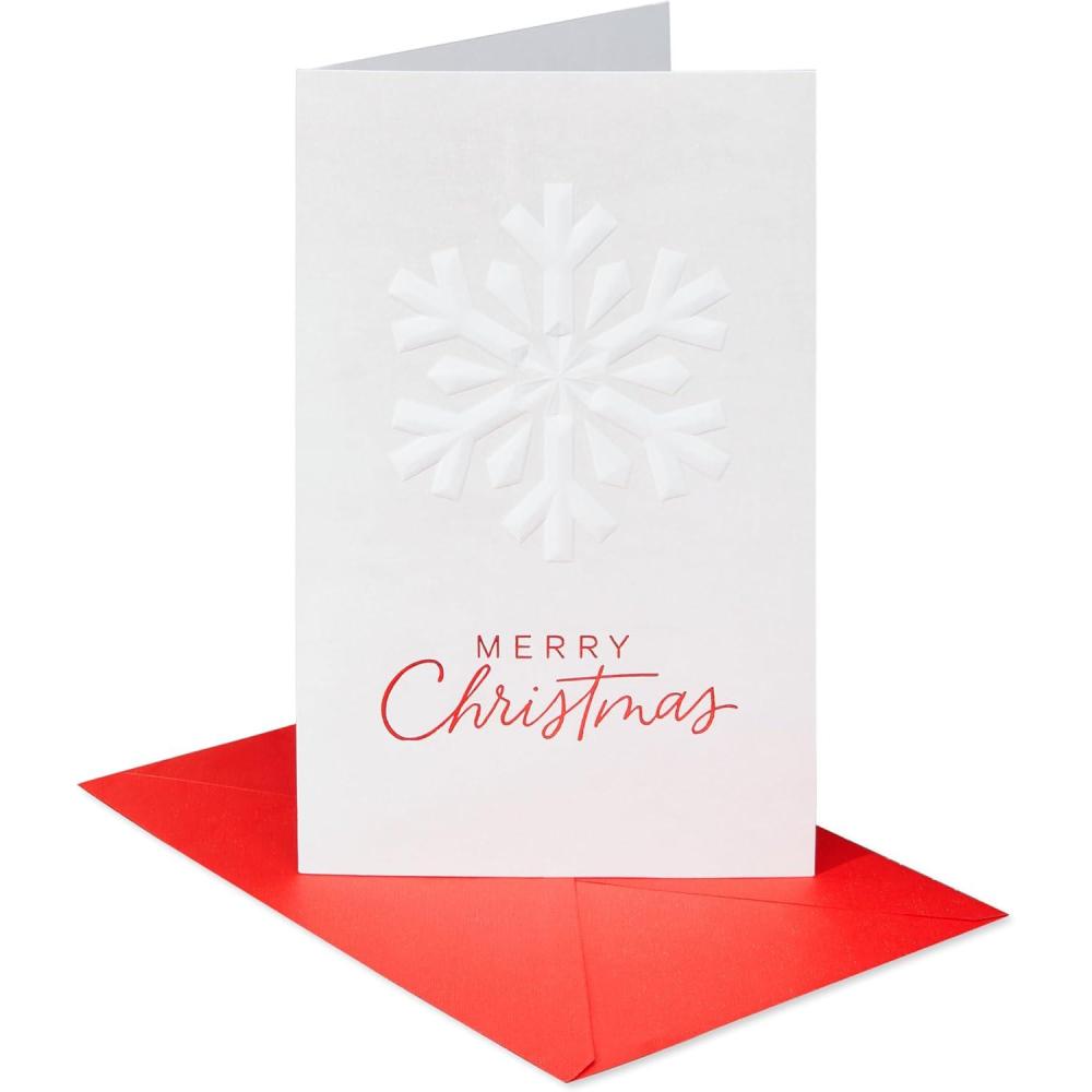 imageAmerican Greetings Christmas Card Happiness and WonderEmb Lettering Design