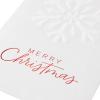 American Greetings Christmas Card (Happiness and Wonder)(Emb Lettering Design)