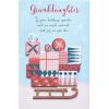 American Greetings Christmas Card for Granddaughter (Beautiful Ways You Shine)(Warmth and Joy Christmas Card for Granddaughter)