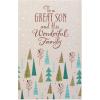 American Greetings Christmas Card for Son and Family, Sentimental Holiday Greeting with Modern Winter Trees Design (As Special As You)(Everything Merry)