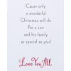 American Greetings Christmas Card for Son and Family, Sentimental Holiday Greeting with Modern Winter Trees Design (As Special As You)(Everything Merry)