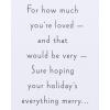 American Greetings Christmas Card for Son and Family, Sentimental Holiday Greeting with Modern Winter Trees Design (As Special As You)(Everything Merry)