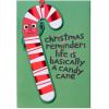 American Greetings Christmas Card with Ornament Keepsake – Designed by Kate Smith (Cup of Cheer)(Christmas Reminder Candy Cane)