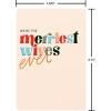 American Greetings Merry Christmas Card for Wife from Wife (Merry and Bright)(Merriest Wives Ever)