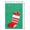 American Greetings Nephew Christmas Card from Uncle or Aunt (How Much You Mean)(Stocking)